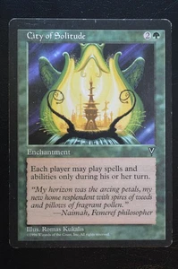 Magic The Gathering MTG CITY OF SOLITUDE Visions HP Played Damaged - Picture 1 of 2