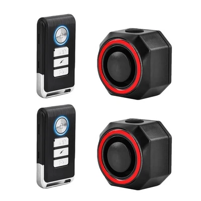 COB Luce Posteriore Allarme Scooter Bicicletta MTB Allarme Vibrazione Impermeabile Ricaricabile - Immagine 1 di 4