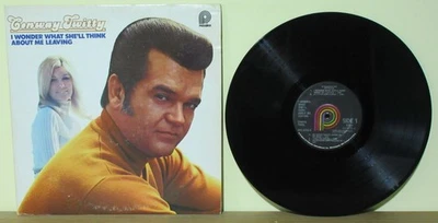 Conway Twitty–I Wonder What She'll Think About Me Leaving-US1980-PickwickSPC3739 - Image 1 of 4
