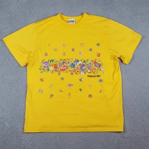 Vintage 90s Paradise Bay Spring Flowers Size L USA Made T-Shirt Oversized Nature - Bild 1 von 11