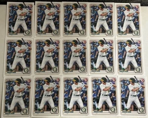 LOT x15 2020 Bowman Draft 1st #BD-119 Tyler Soderstrom Oakland A’s Rookie RC - Bild 1 von 1
