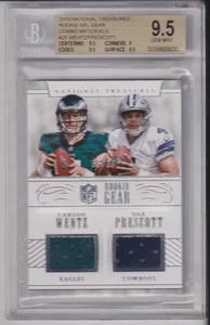 2016 Panini National Treasures Rookie NFL Gear Combo Materials 65/99 Carson Wen - Bild 1 von 1