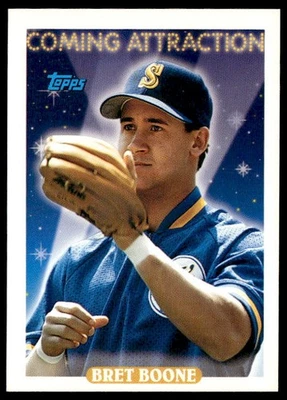 1993 Topps #808 Bret Boone - Image 1 of 2