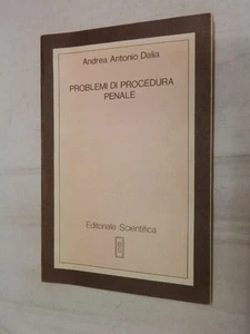 PROBLEMI DI PROCEDURA PENALE Vol I Raccoolta di studi Andrea Antonio Dalia 1986 - Picture 1 of 1