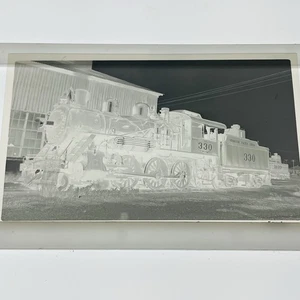 Railroad Negative St. Louis Brownsville & Mexico (MOP) #330 4-6-0 8/22/49 - Picture 1 of 2