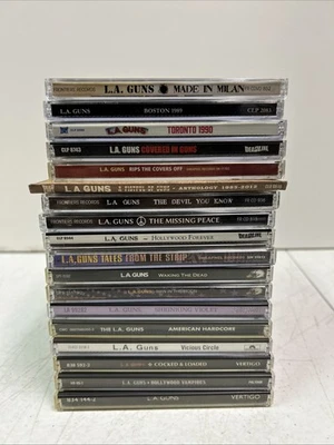 LA Guns 18 CD Lot! Hollywood Vampires, Anthology, Waking The Dead, More! Foto 1 de 2