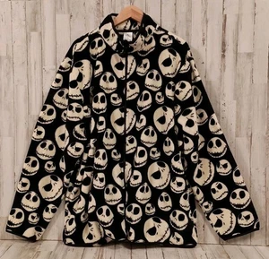 Disney Nightmare Before Christmas Jack Skellington Fleece Jacket Size XXL Zip-Up - Picture 1 of 13