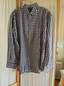 Camisa de franela GAP vintage a cuadros azul marino nueva con etiquetas - Imagen 1 de 7