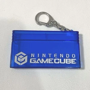 Estuche para tarjetas de memoria GameCube azul transparente para 2 tarjetas, usado, raro - Imagen 1 de 4