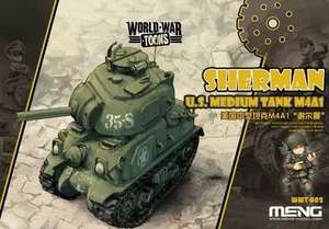MNGWWT-002 - Modelo Meng - M4A1 Sherman EE. UU. Tanque Guerra Mundial Toon - Imagen 1 de 1