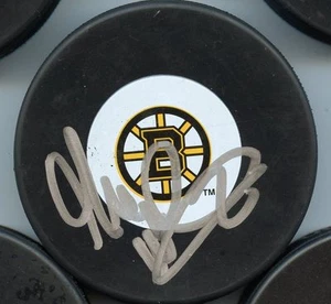 GLEN WESLEY BOSTON BRUINS SIGNED HOCKEY PUCK w/ COA - Picture 1 of 1