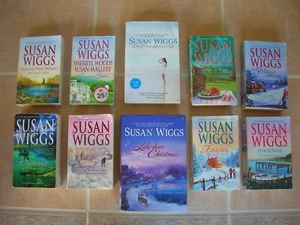 10 SUSAN WIGGS books 1-6 and 8 Lakeshore Chronicles Contemporary Romance novels - Picture 1 of 11