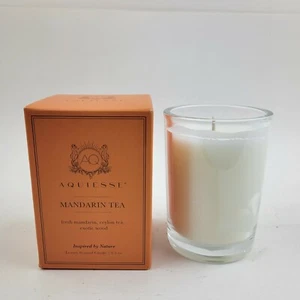 Aquiesse Mandarin Tea Luxury Scented Candle 6.5 oz. Inspired By Nature - Picture 1 of 4