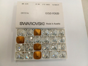 8 swarovski cushion cut fancy stones,20mm crystal #4470