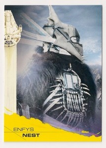 2018 TOPPS STAR WARS SOLO YELLOW PARALLEL #88 ENFYS NEST
