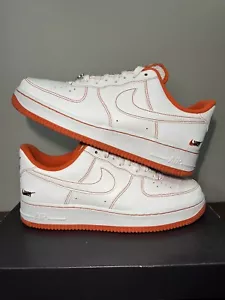 Nike Air Force 1 Low Rucker Park White Team Orange CT2585-100 Size 9.5 - Picture 1 of 7