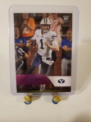 2021 Panini Chronicles Draft Picks Prestige Pink Zach Wilson #82 Rookie RC - Image 1 of 2