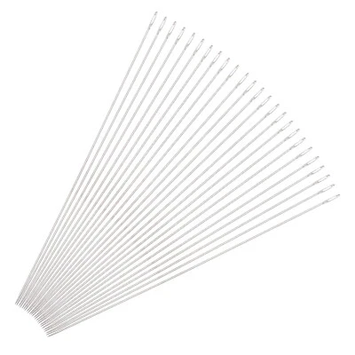 Agujas para rebordear hilo de coser recto largo fino 3,94 pulgadas 25 piezas Foto 1 de 4