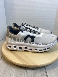 On Cloudmonster Men’s Gray/White Running Shoes, Size 11.5 - Picture 1 of 8