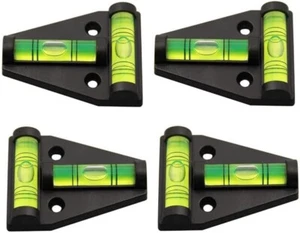 Herramienta de nivelación de espíritu de burbuja a verificación cruzada nivel T 4 piezas para autocaravana cámper remolque - Imagen 1 de 2