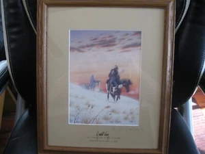 DONALD VANN Artis Proof Print Signed 2 times Mint Condition - Picture 1 of 5