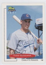 1991 Classic Best Minor League Todd Guggiana #204 Rookie RC