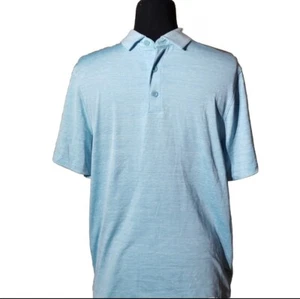 Men's C9 Champion Activewear Amazing Aqua Green Blue Golf Duo Dry Polo Shirt NEW - Picture 1 of 9