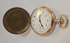 1920 Burlington Model 8 Grade 108 Pocket Watch! Montgomery Dial.. Runs!!