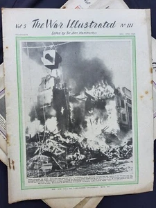 Kyiv In Flames WW2 Ukraine + 4 equally Rare editions 111-115 Oct Nov 1941 - Picture 1 of 5