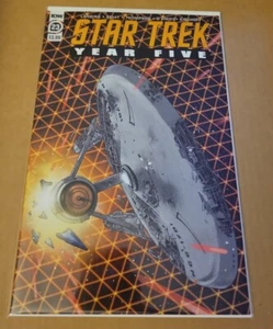 Star Trek Year Five #23 2021 Unread Stephen Thompson Main Cover IDW Comic Book - Picture 1 of 1
