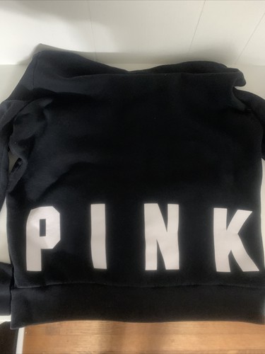 UNDERCOVER Victoria's Secret nero con cerniera taglia small.(rosa)