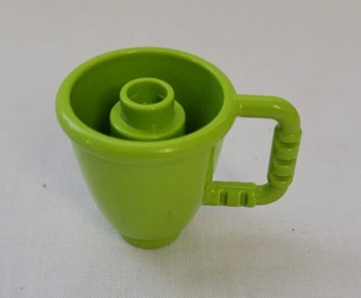 LEGO Duplo GREEN DRINKING CUP GLASS MUG for Castle House Dining Table Utensil - Image 1 of 4