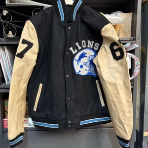 Beverly Hills Cop Eddie Murphy Axel Foley Detroit Lions Varsity Letterman Jacket - Picture 1 of 6