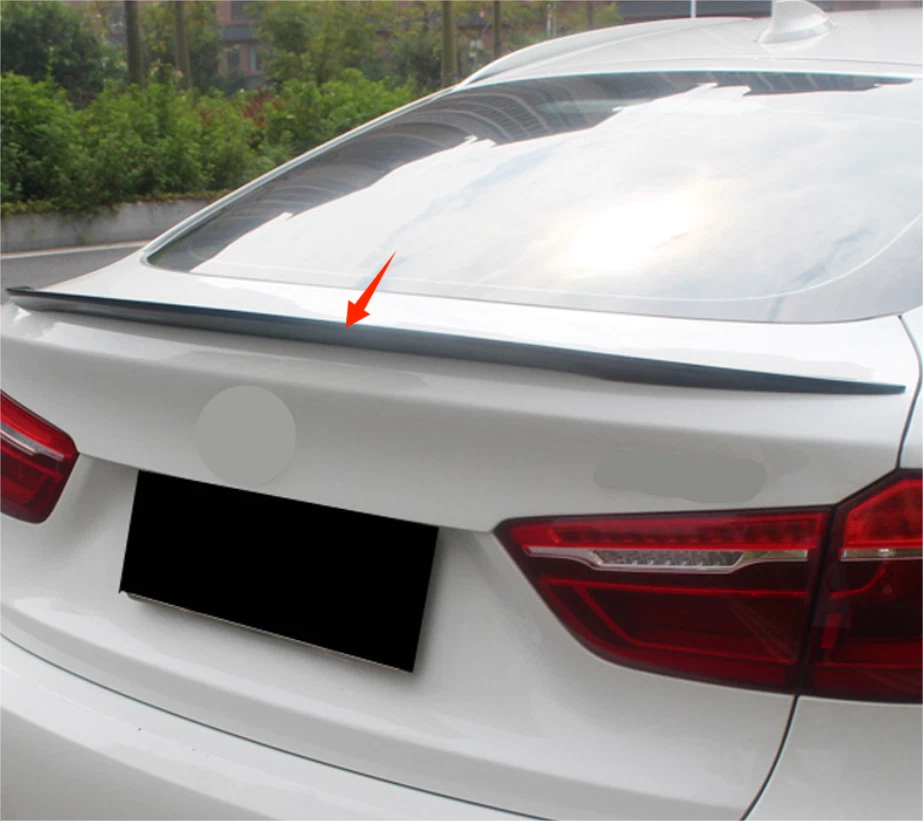 Alerón trasero negro brillante estilo fábrica ABS apto para BMW X6 F16 PU 2015-2018 Foto 1 de 4