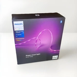 Philips Hue Smart LED Lightstrip Indoor 3M set base Alexa Google bianco NUOVO IMBALLO ORIGINALE - Foto 1 di 10