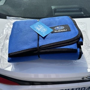 SUBARU LOGO Kaltwetterdecke von Beantown Decke schwarz Borte & Unterseite - Bild 1 von 8