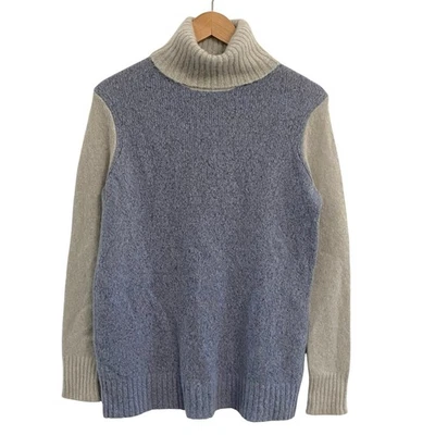 Suéter C By Bloomingdale's 100 % cachemir cuello alto para mujer talla XS silencioso lujo Foto 1 de 4