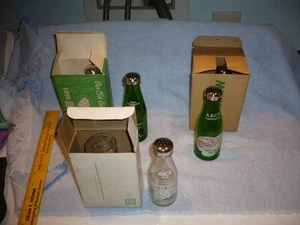 1962, 1966, 1970 A.B.C.B. CONVENTION salt and pepper shakers all new in box - Picture 1 of 2