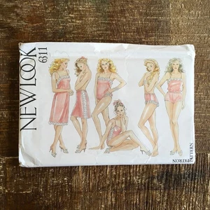 New Look Sewing Pattern 6811 Slip Camisole Teddy Knickers Lingerie 8-18 UNCUT - Picture 1 of 3