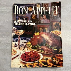 Bon Appetit Magazine New England Thanksgiving Cooking Recipe November 1991 - Picture 1 of 7