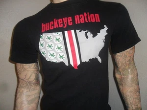 OHIO STATE BUCKEYE NATION T SHIRT College Football OSU Adult SMALL - Picture 1 of 2