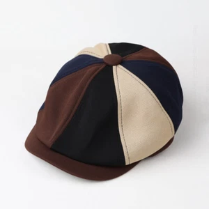 Herren Retro Zeitungsjungenmütze mehrfarbig 8-Panel Maler Künstler Mütze Cabbie Flatcap - Bild 1 von 5