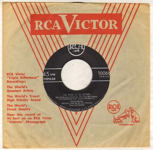 MARILYN MONROE "THE RIVER OF NO RETURN" SP 1954 RCA 10068 - Bild 1 von 3
