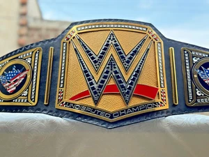 NEW CODY RHODES UNDISPUTED WORLD HEAVYWEIGH CHAMPIONSHIP KIDS BELT 2MM BRASS - Picture 1 of 9