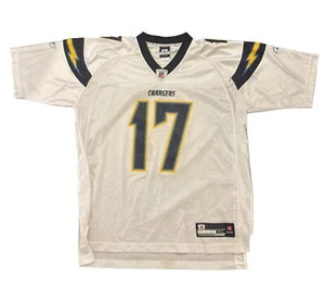 San Diego Chargers Jersey XL Rivers Mens White Reebok - Picture 1 of 6