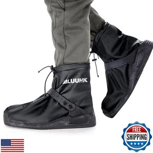 MLUUHK Waterproof Shoe Covers, Reusable Shoe Covers Non-Slip Shoes Boots for - Picture 1 of 4