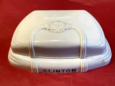 VINTAGE CLINTON BRAND WRIST WATCH JEWELRY PRESENTATION BOX - Image 1 of 4