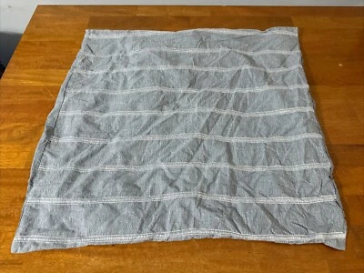 Nautica Home Pillow Sham Standard 1 Sham embroidered striped Preppy Nautical - Image 1 of 4