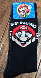 Calcetines Super Mario Tamaño Adulto Juego Diseño Personaje Crew - Imagen 1 de 2