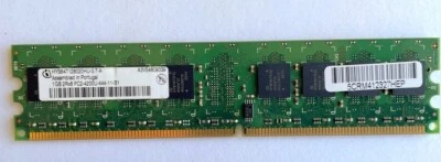 Infineon HYS64T128020HU-3.7-A DDR2 1GB PC2-4200 Non ECC 533Mhz RAM Memory👀 - Image 1 of 4